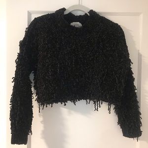 Urban Outfitters cropped black sweater
